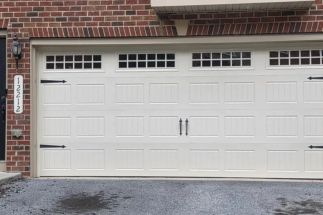 New insulated garage door installed by Century